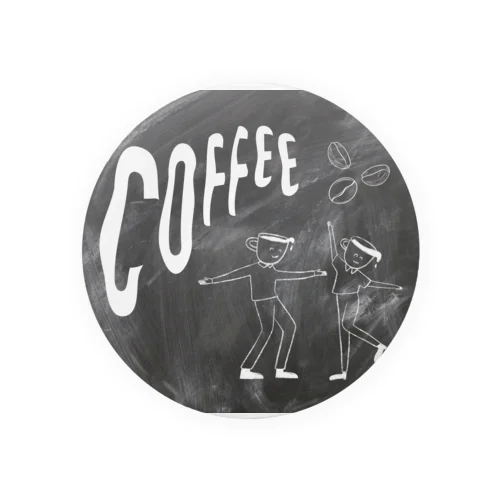 Coffee dancing Tin Badge