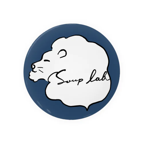 soup lab ライオン Tin Badge