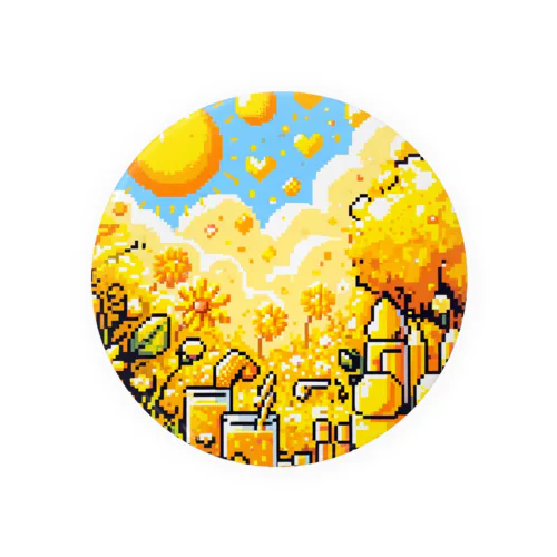 vibrant yellow / type.1 Tin Badge