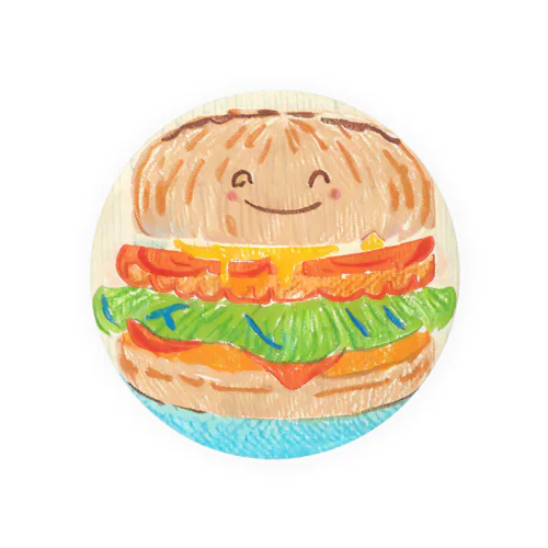 バーガーくん 缶バッジ