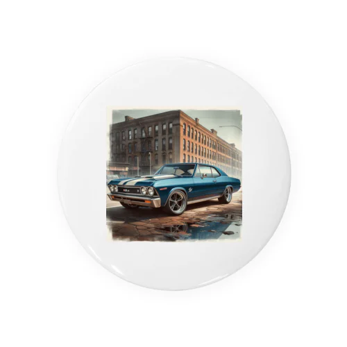 Chevrolet Chevelle　BLUE Tin Badge