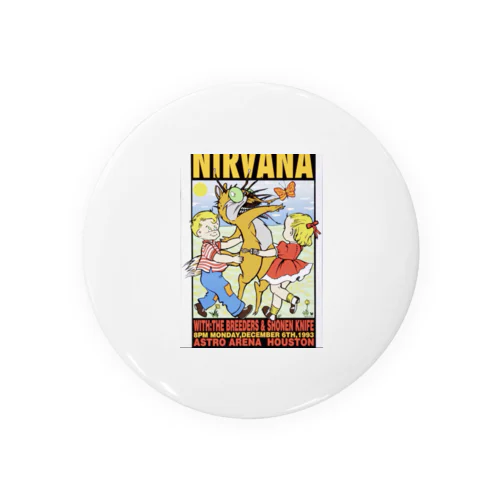 nirvana Tin Badge