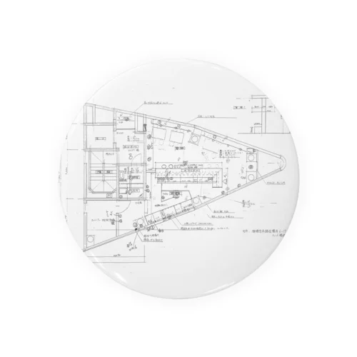 BARの見取り図 缶バッジ