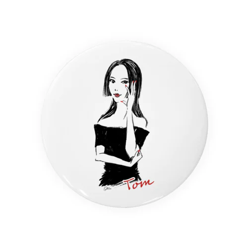 「Tomさん」公式グッズ Tin Badge