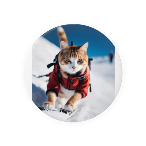 雪猫 Tin Badge