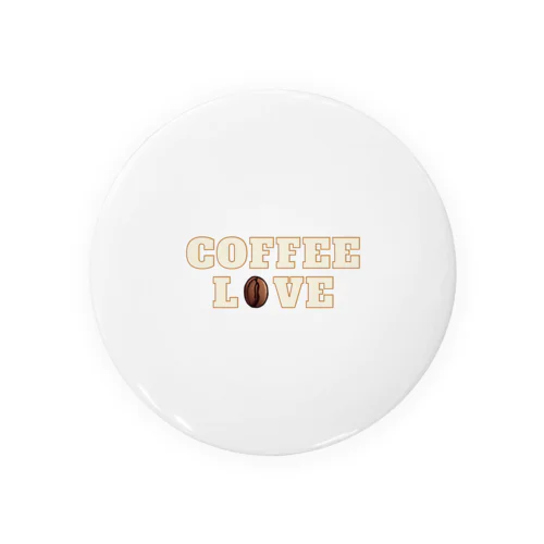 Coffee love ロゴグッズ Tin Badge