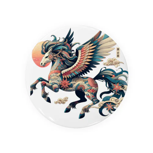 雅彩ペガサス - Gasa Pegasus Tin Badge