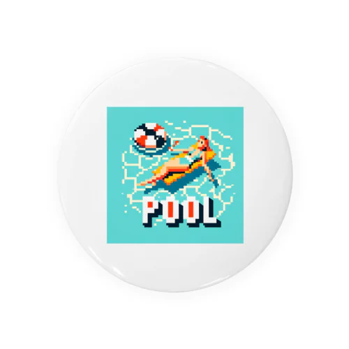 POOL_05 Tin Badge