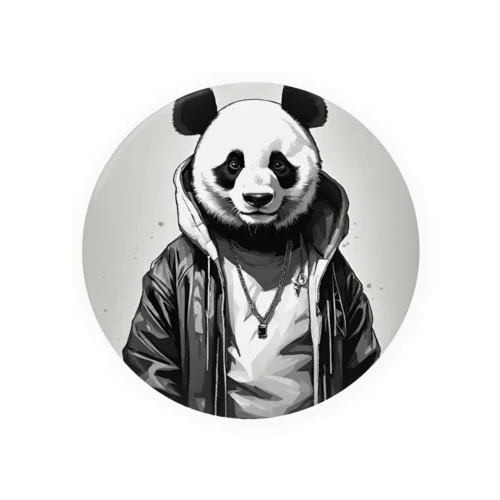 crazy_panda2 Tin Badge