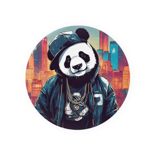 crazy_panda3 Tin Badge