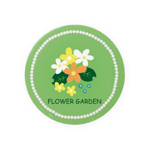 Flower garden1 Tin Badge