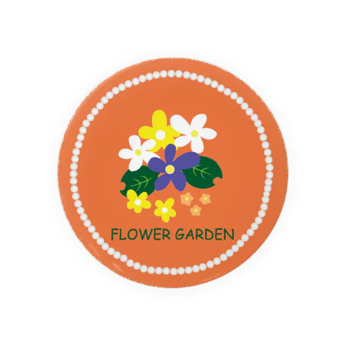 Flower garden2 Tin Badge