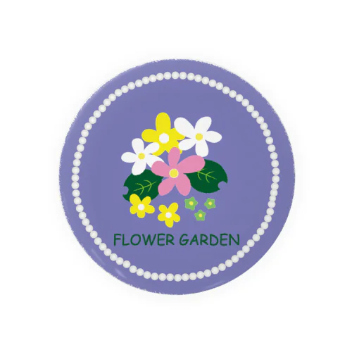 Flower garden3 Tin Badge