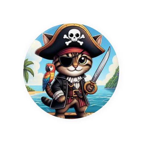 猫と海賊 缶バッジ