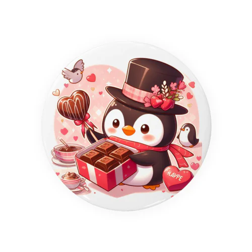 チョコプレゼンツペンギン Tin Badge