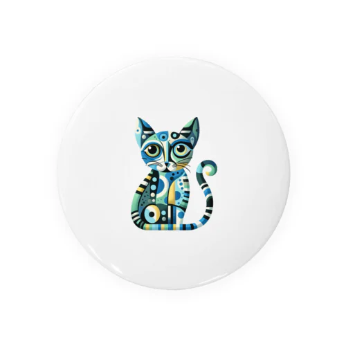 カラフル猫 Tin Badge