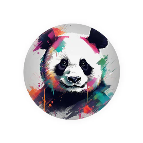 crazy_panda5 Tin Badge