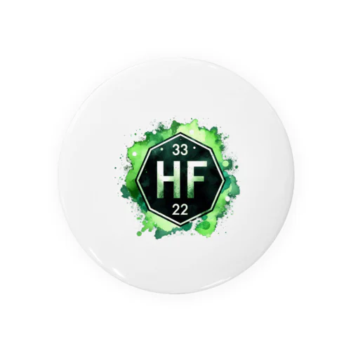 元素シリーズ　~ハフニウム Hf~ Tin Badge