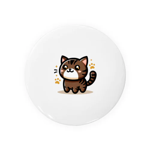 キジトラ猫キャラ Tin Badge
