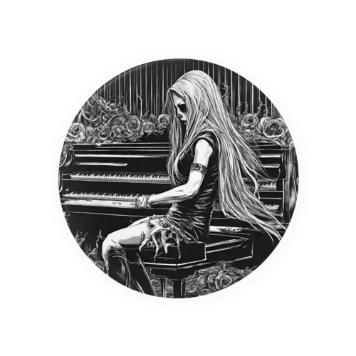 death metal girl ＝strange p.f Vanessa＝ Tin Badge