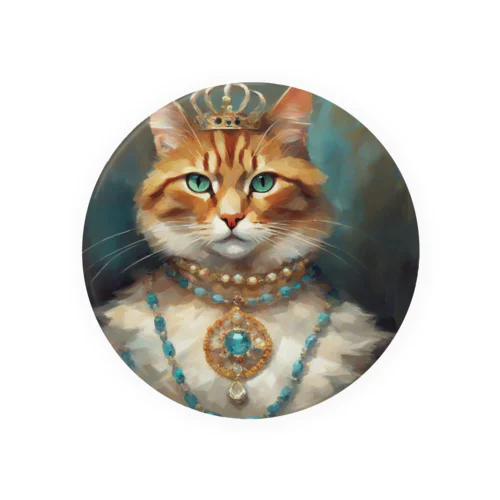 パライバトルマリンの瞳の猫 Tin Badge