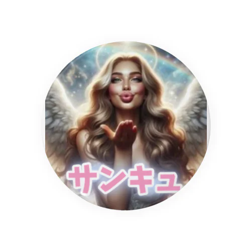 投げキスする天使 Tin Badge