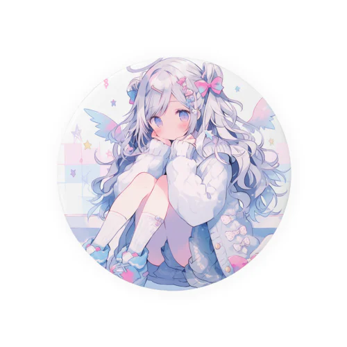 unicorn girl Tin Badge