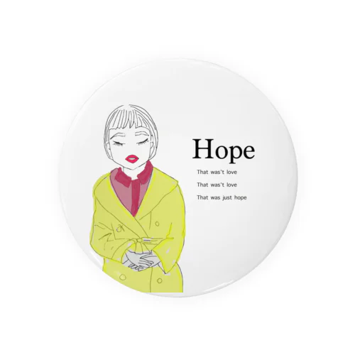 Hope Tin Badge