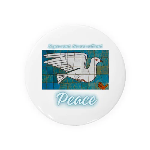 Peace　平和の鳩 Tin Badge