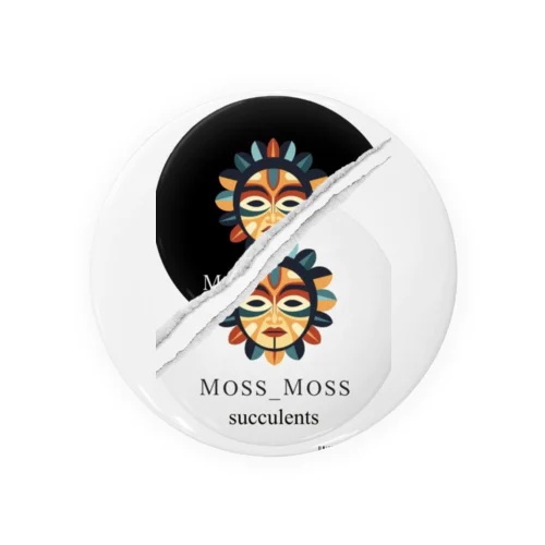 Moss_Moss succulent Tin Badge