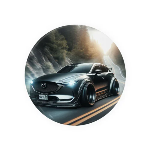 Custom CX-8 Attacked Winding Road Tin Badge