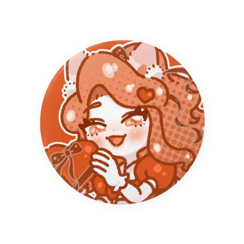 缶バッジ_ファビュラスお姉様🧡_バレンタイン2024 Tin Badge