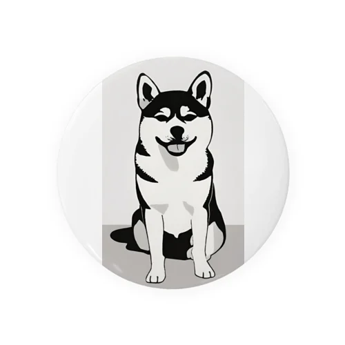 柴犬のキュートなキャンバス Tin Badge