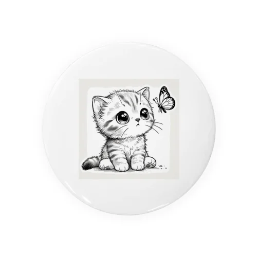 子猫　可愛い Tin Badge