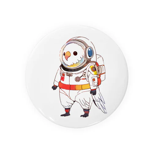 宇宙インコ Tin Badge