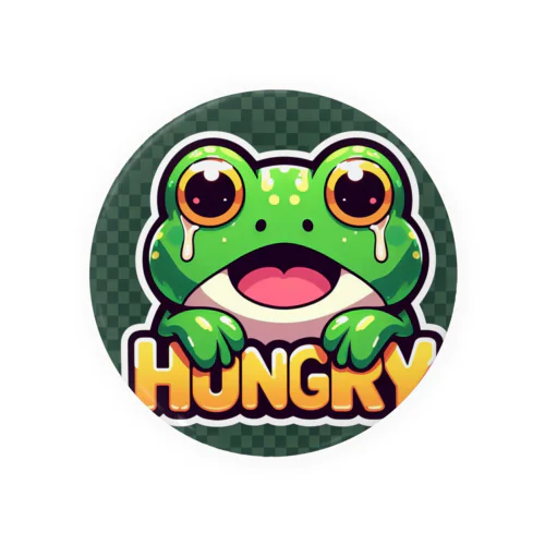 HUNGRYカエル Tin Badge