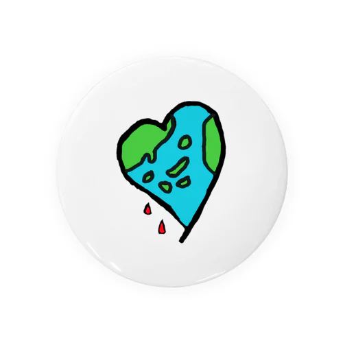 地球の心 Tin Badge