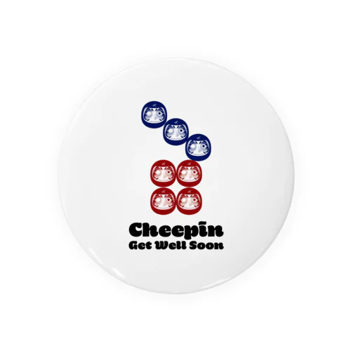 CHEEPIN GET WELL SOON 缶バッジ