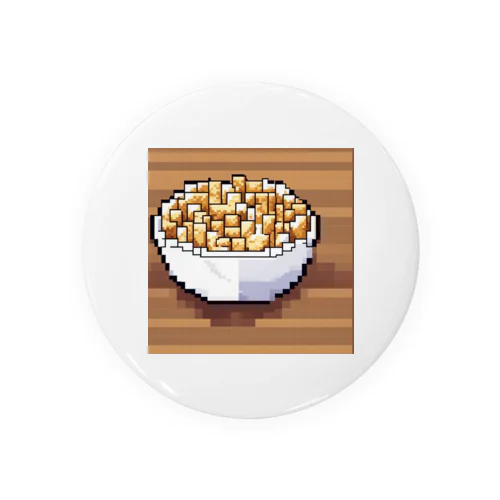 ドット絵ポップコーン Tin Badge