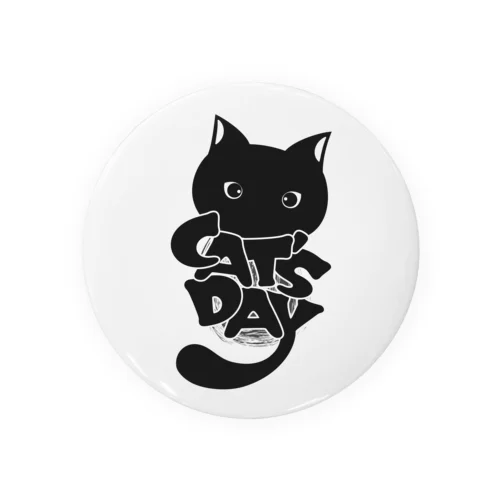 CAT'S DAY Tin Badge