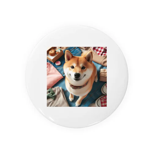 Shibainu Daichan Tin Badge