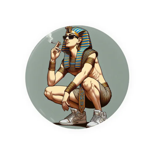 Smoking Pharaoh 缶バッジ