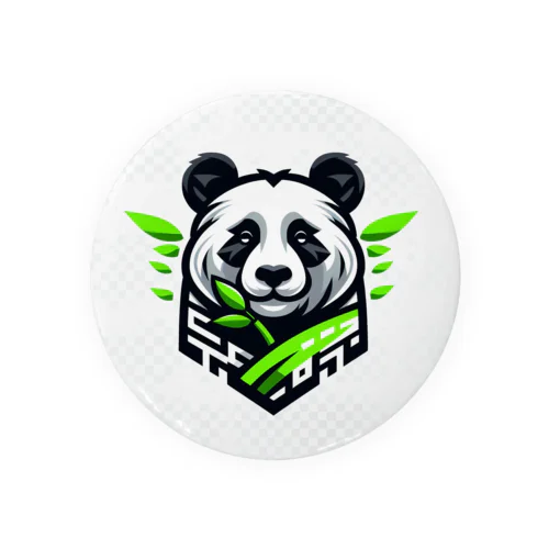 cool panda Tin Badge