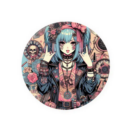 パンク少女 Tin Badge