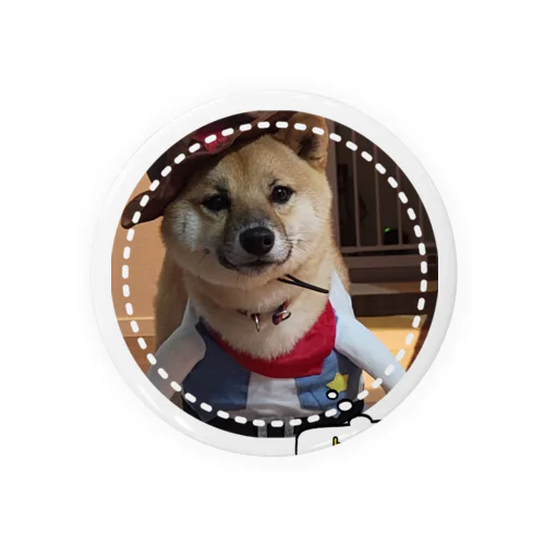 柴犬COOUo･ｪ･oU Tin Badge