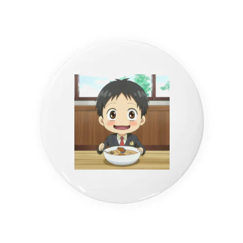 ランチ幸せ＠サラリーマン Tin Badge