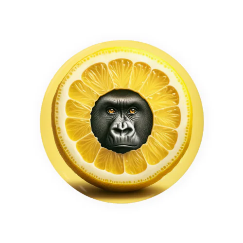 The Mighty Gorilla Lemon  缶バッジ