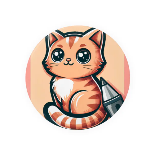 ねこニコばん Tin Badge