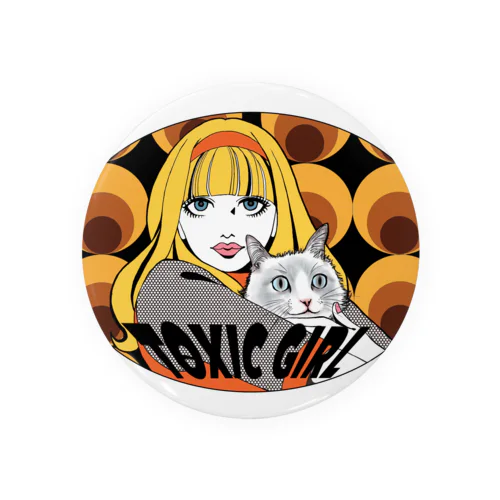 Toxic Girl Tin Badge