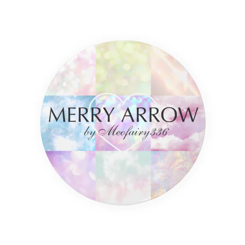 MERRY ARROW LOGO Tin Badge